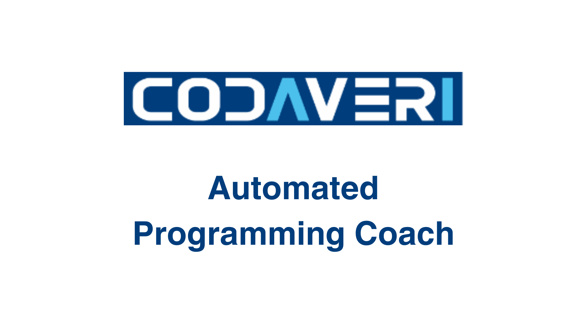 Automated programming coach by AICET