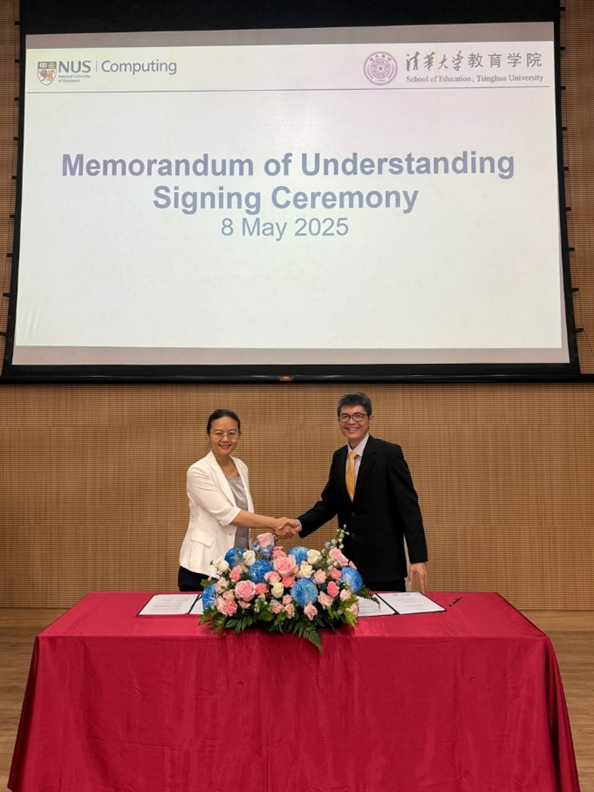 NUS-THU Memorandum of Understanding Signing Ceremony and AI for Education Workshop 2025