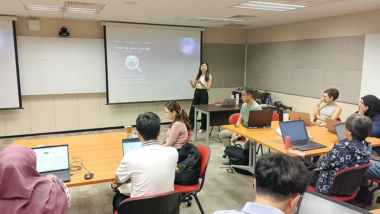 AICET and CTLT Conduct Workshop for Faculty to Design Simulation Chatbots