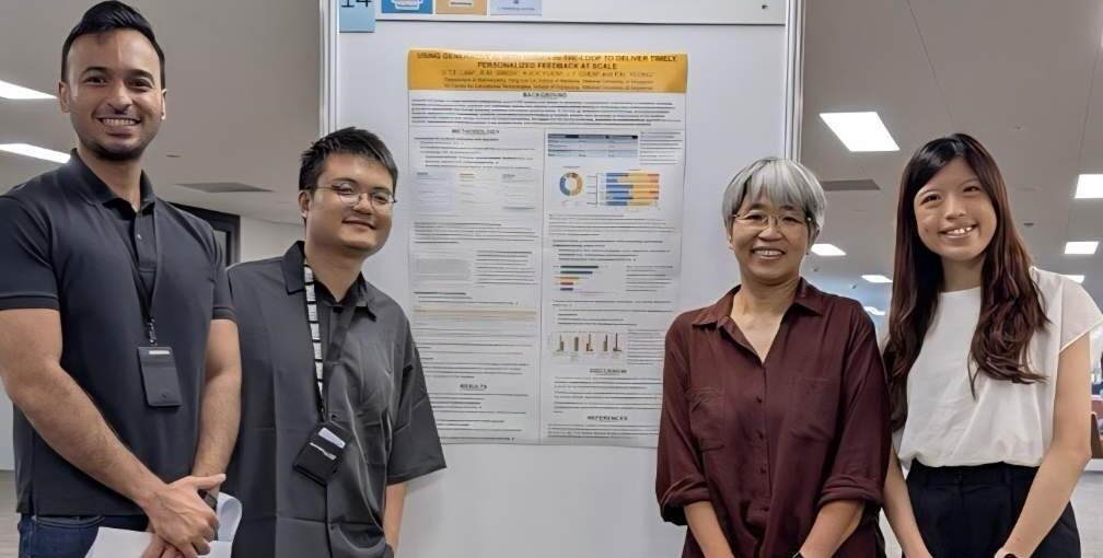 AICET Showcases Pedagogy-Driven AI Projects at NUS Poster Showcase