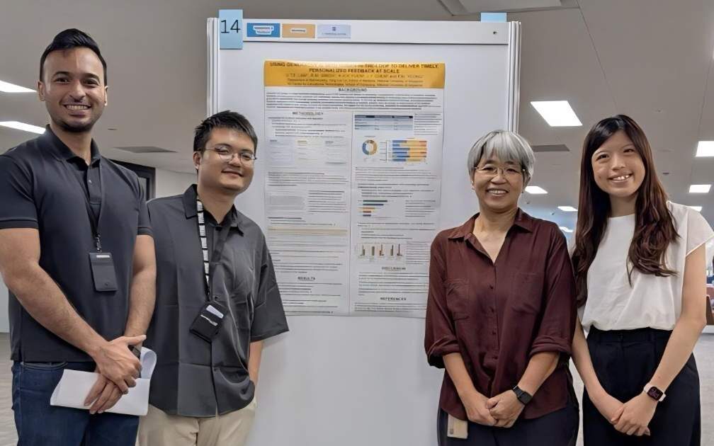 AICET Showcases Pedagogy-Driven AI Projects at NUS Poster Showcase