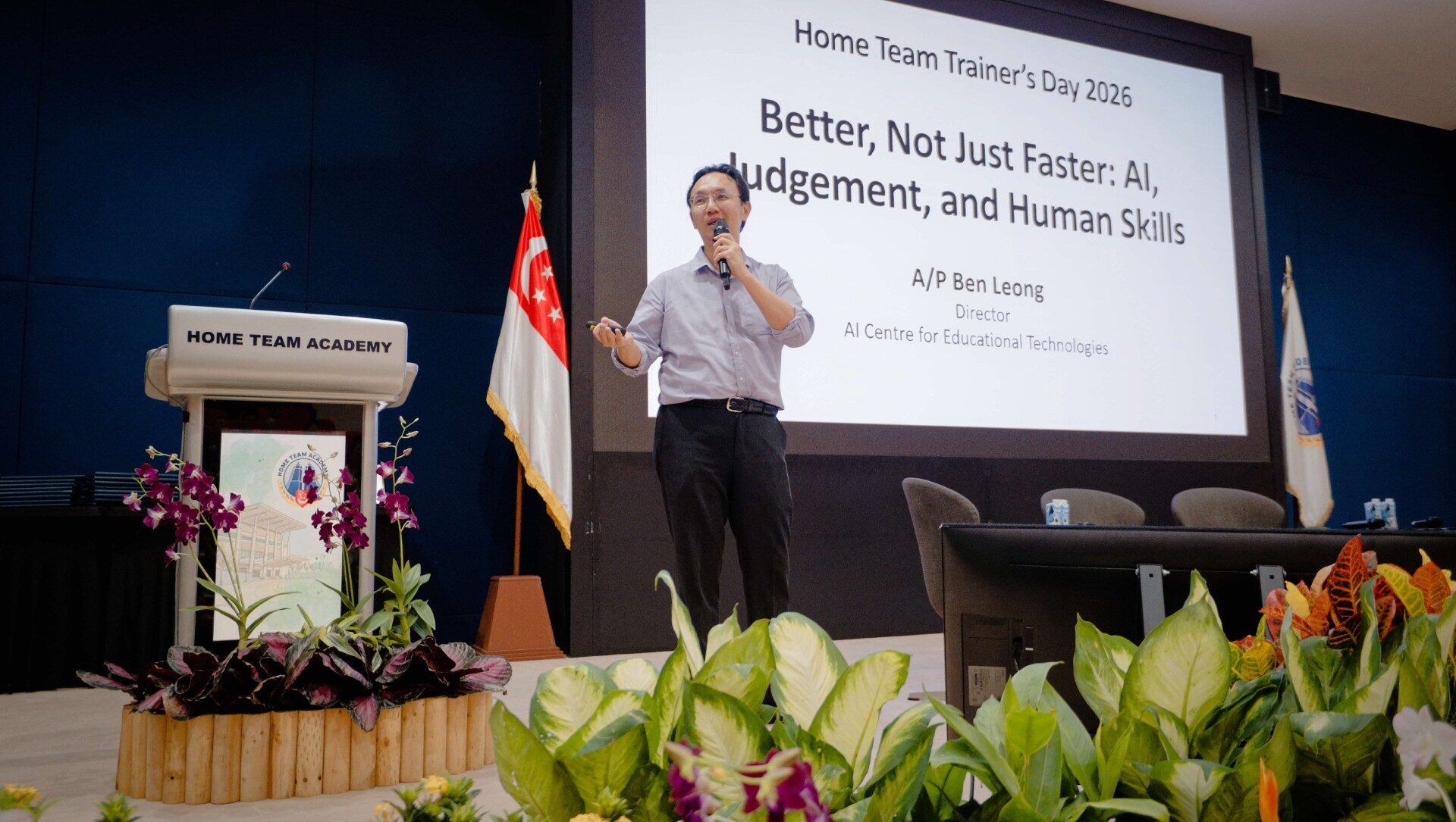 Better, Not Just Faster: Prof. Ben Leong at Home Team Trainers’ Day 2026