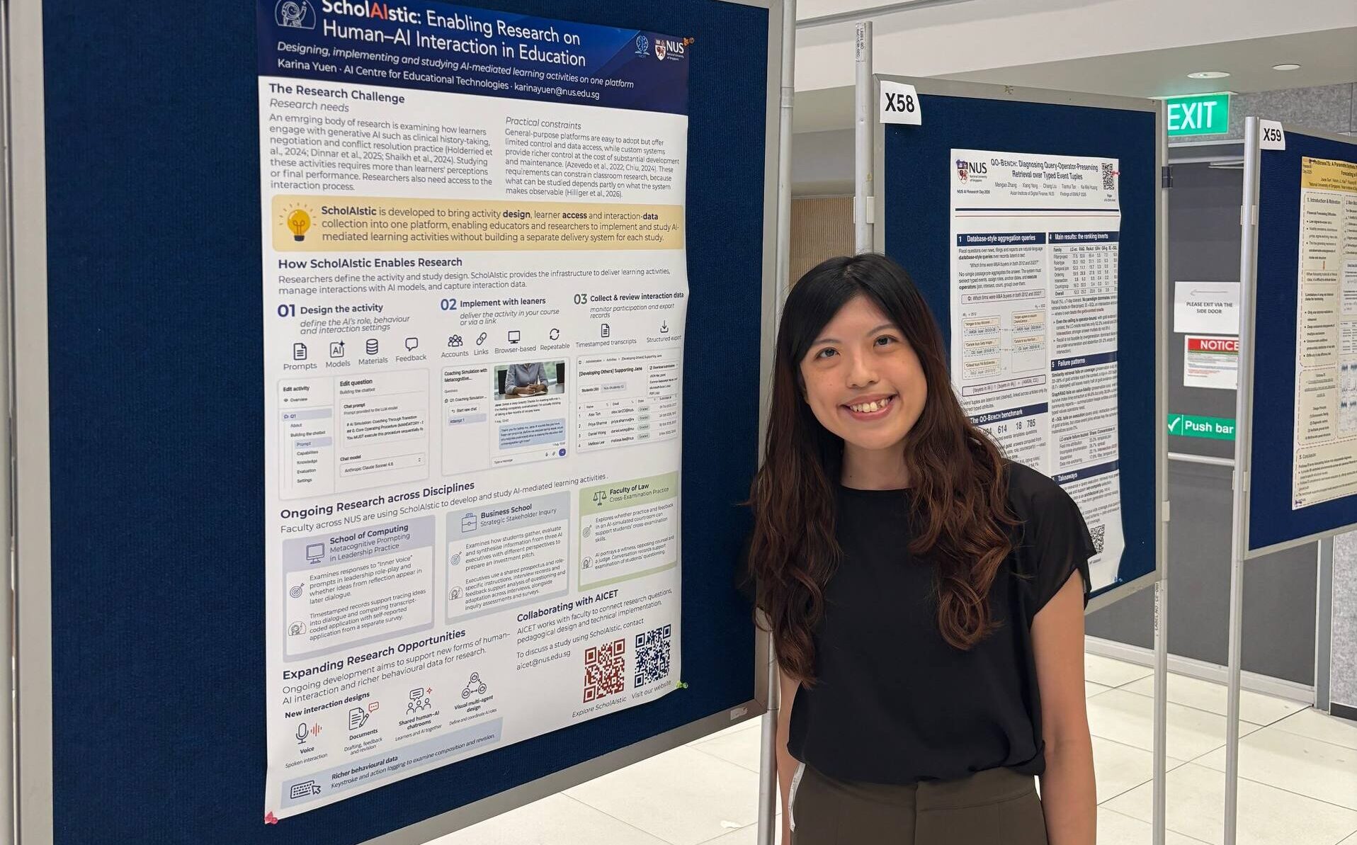 Making the Interaction Observable: ScholAIstic at NUS AI Research Day 2026